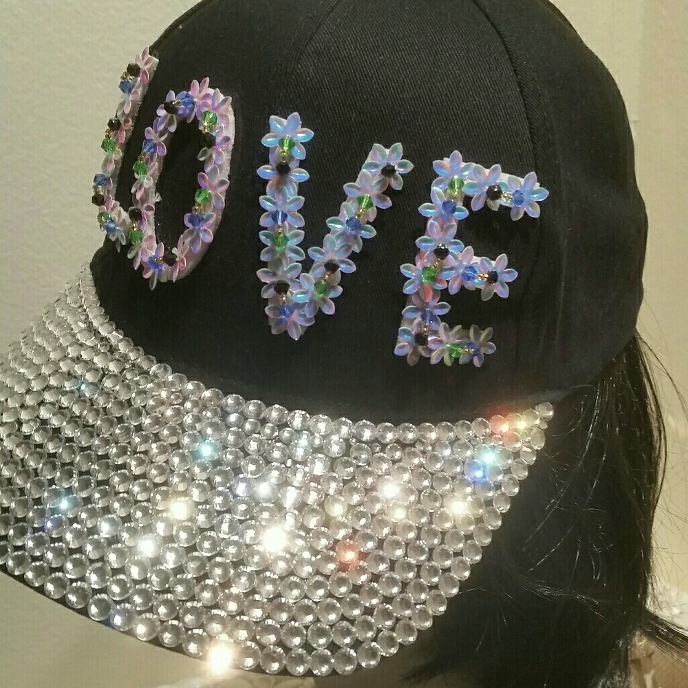 Bridal Bling Hats-Bling Hats-Swarovski Bling Hats